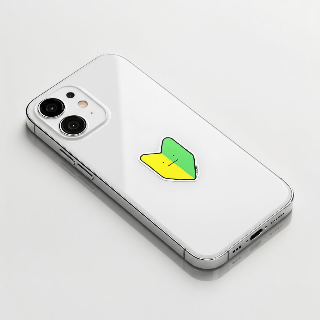 Serious-Face Beginner Decal ✦ B-Side Label Sticker