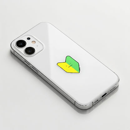 Serious-Face Beginner Decal ✦ B-Side Label Sticker