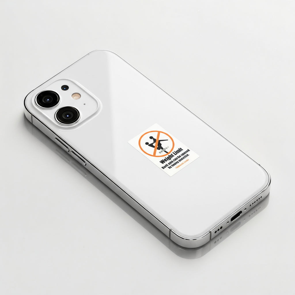 Weight Limit ✦ B-Side Label Sticker