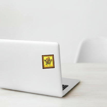 Sunflowers Portrait ✦ B-Side Label Sticker