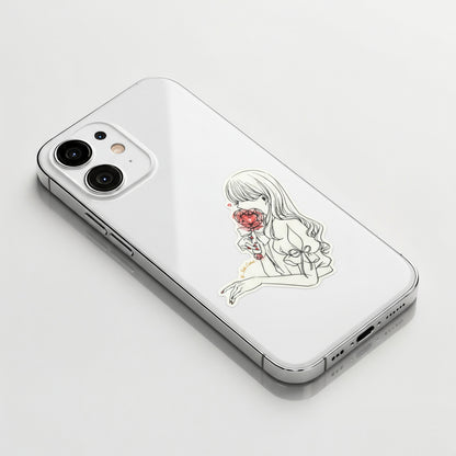 Heart Gem Elegance ✦ B-Side Label Sticker