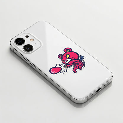 Winged Devil Bear ✦ B-Side Label Sticker