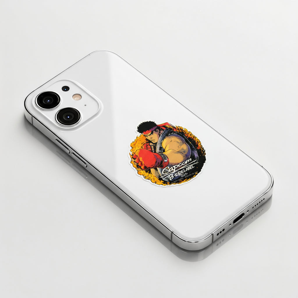 Street Fighter Ryu ✦ B-Side Label Sticker