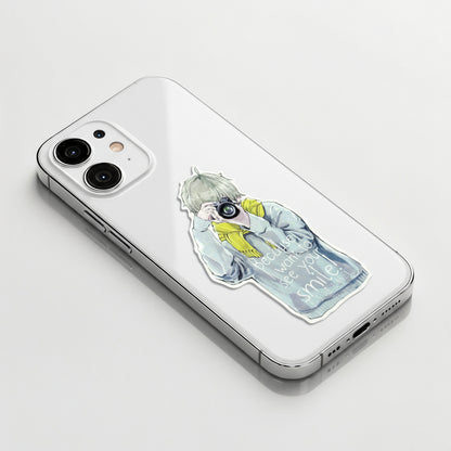 Stylish Camera Boy ✦ B-Side Label Sticker