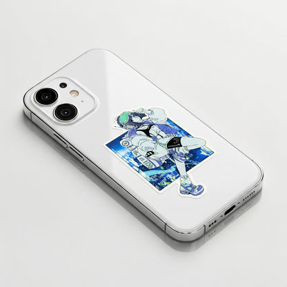 CYBER City Girl  ✦ B-Side Label Sticker
