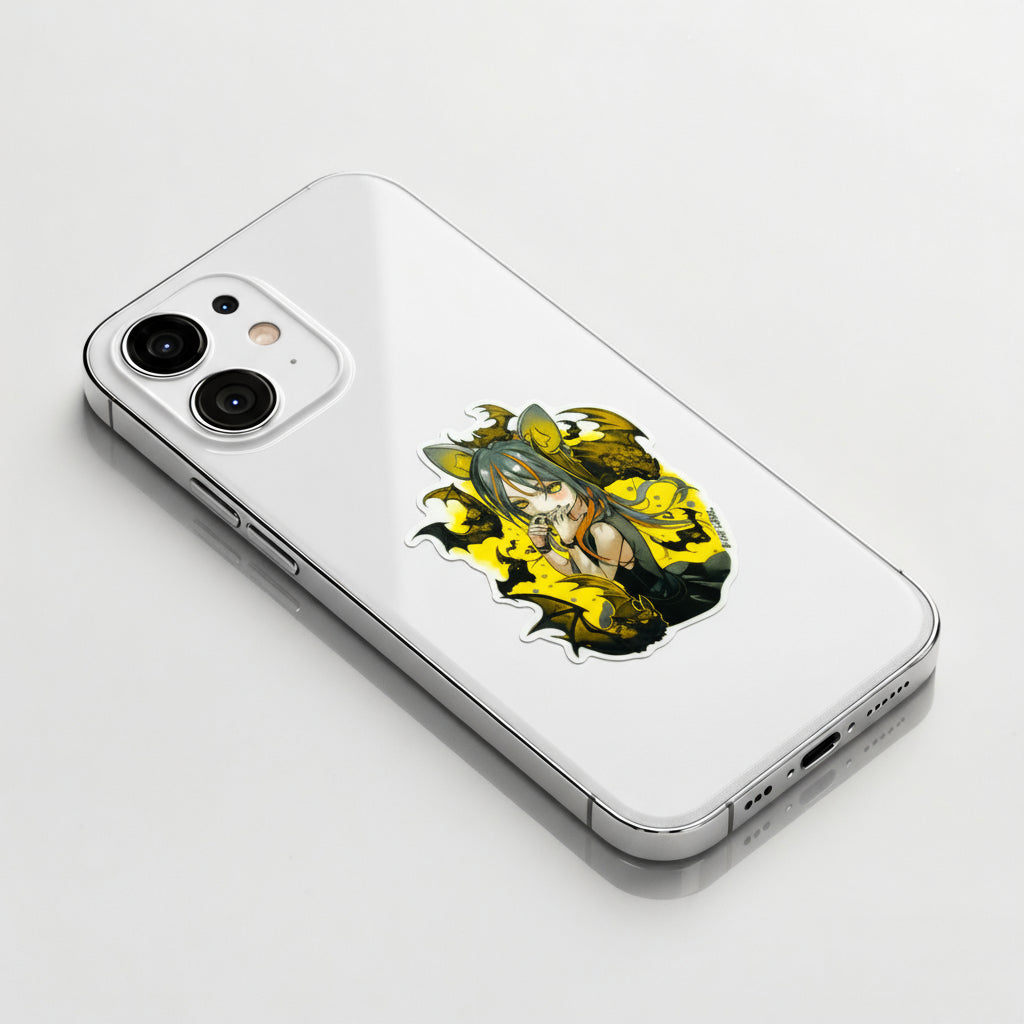 Mysterious Bat Girl ✦ B-Side Label Sticker