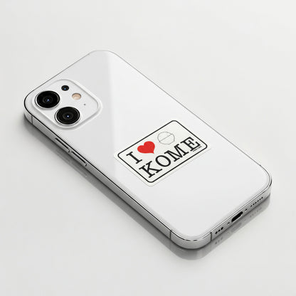I Love Rice ✦ B-Side Label Sticker