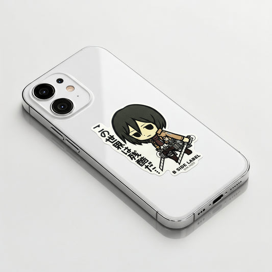 Attack on Titan Mikasa Ackerman 1 ✦ B-Side Label Aufkleber