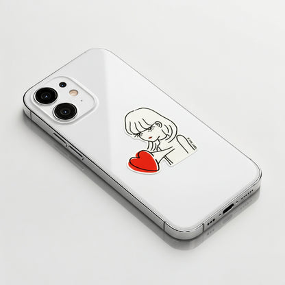 Big-Heart Girl ✦ B-Side Label Sticker