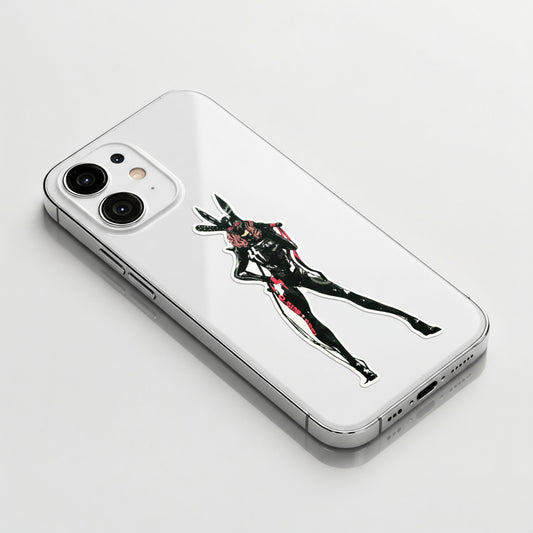 Bunny-Mask Latex Lady ✦ B-Side Label Sticker