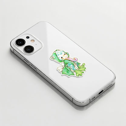 Frog Girlie ✦ B-Side Label Sticker