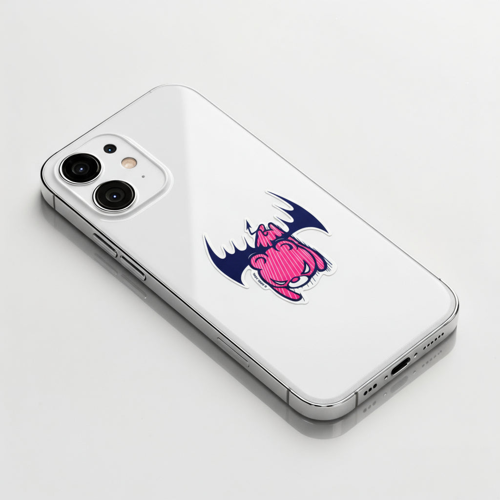 Akuma Bat Bear ✦ B-Side Label Sticker