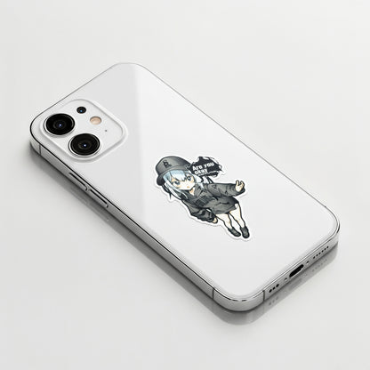 Wellness-Check Girlie ✦ B-Side Label Sticker