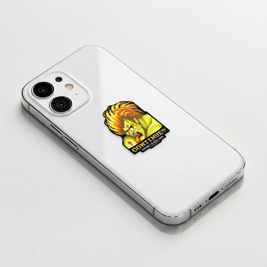 Street Fighter Blanka “Continue?” ✦ B-Side Label Sticker