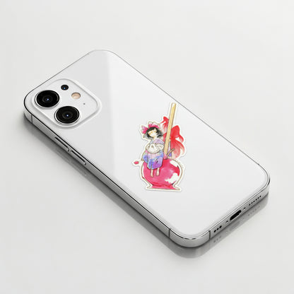 Candy Apple Girl ✦ B-Side Label Sticker