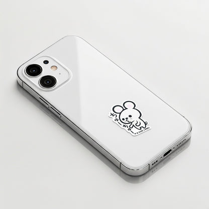 Kissy-Face Mouse ✦ B-Side Label Sticker