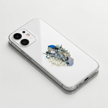 Damage Girlie ✦ B-Side Label Sticker