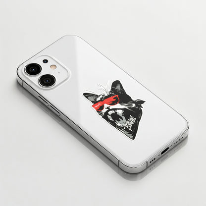 Cool Bandana Cat ✦ B-Side Label Sticker