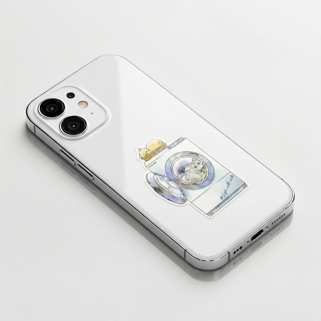 Life with Cats ✦ B-Side Label Sticker