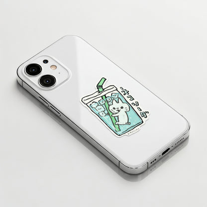 Kitty-Cat Soda Snorkel ✦ B-Side Label Sticker