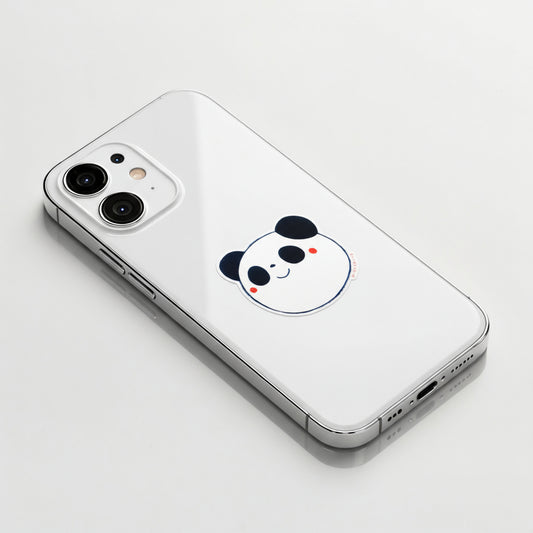 Panda Sonriente ✦ Pegatina B-Side Label
