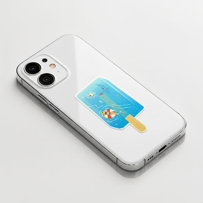 Summer Popsicle Pool ✦ B-Side Label Sticker