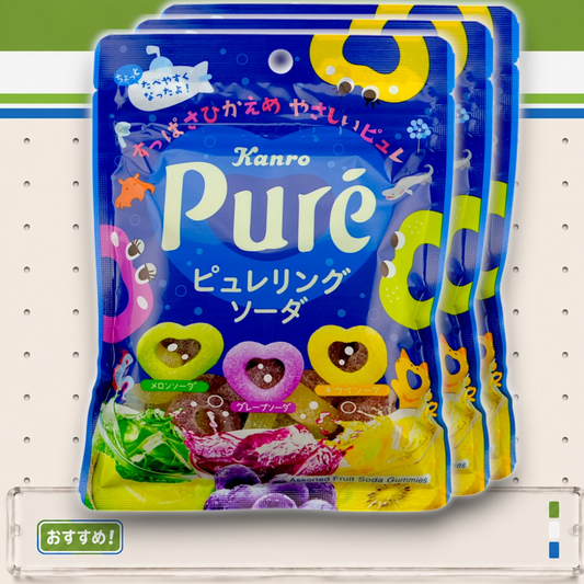 Kanro ✦ Gominolas de puré ✦ Refresco variado
