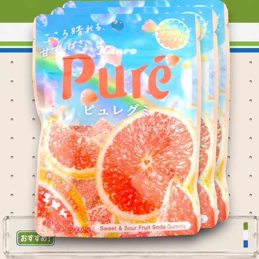 Kanro Puré Gummy ✦ Grapefruit ✦ Japanese Candy