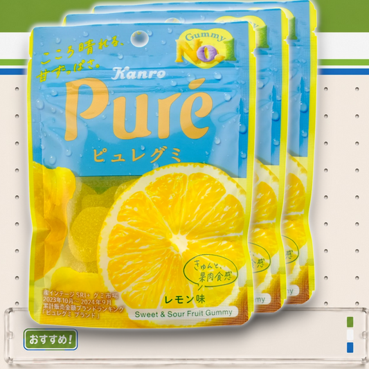 Kanro ✦ Puré Gummy ✦ Zitrone