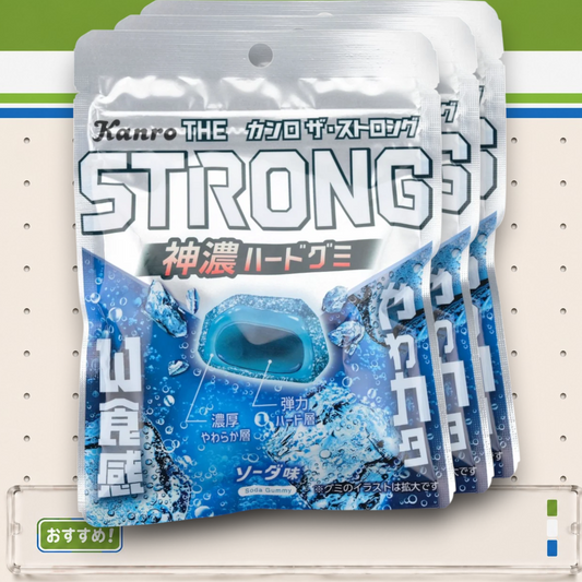 Kanro THE STRONG Gummy ✦ Soda ✦ Japanese Candy