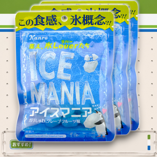 Kanro ✦ Ice Mania Crunchy Candy ✦ Kühle Grapefruit