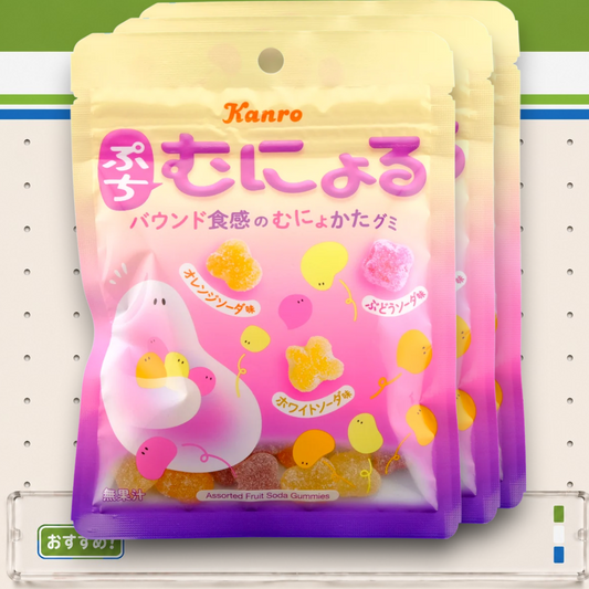 Kanro Puchi Muniyoru Gummy ✦ Fruit Soda ✦ Japanese Candy