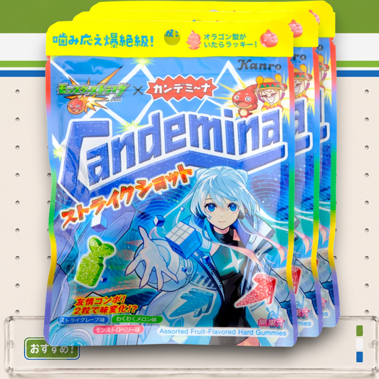 Kanro Monster Strike Candemina Gummy ✦ Mixed Fruit ✦ Japanese Candy