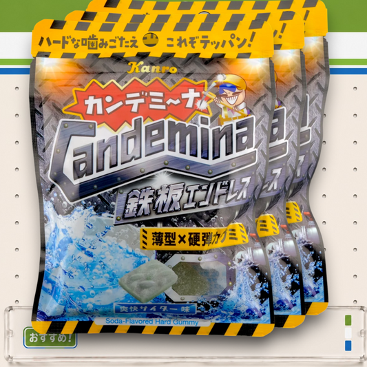 Kanro Candemina Iron Plate Gummy ✦ Soda ✦ Japanese Candy