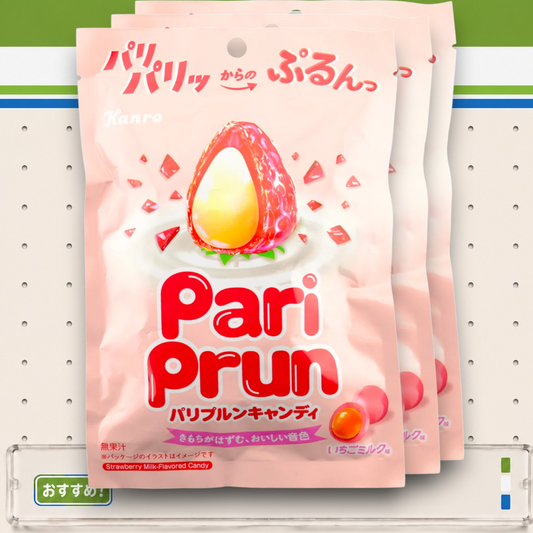 Kanro Pari Prun Candy ✦ Strawberry Milk ✦ Japanese Candy