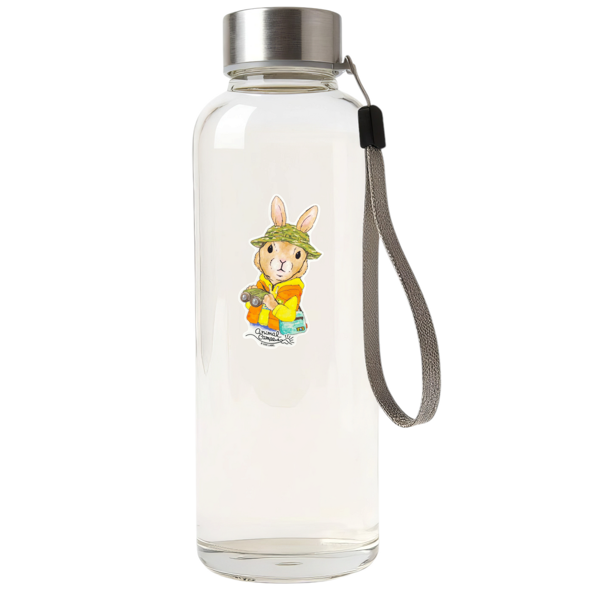 Rabbit Fluffy Camouflage Hat Camper   ✦ B-Side Label Sticker on bottle — Shopify Medium PhotoRoom template, orientation corrected from verified original photograph