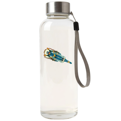Evangelion Eva Mark.06 sticker on bottle — Shopify Medium PhotoRoom template, orientation corrected from verified original photograph