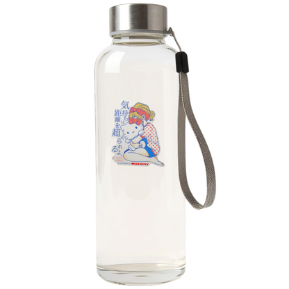 Sanrio Hello Kitty Cute Girl Hug Toy   ✦ B-Side Label Sticker — bottle scene using the Shopify PhotoRoom template and visually verified original photograph