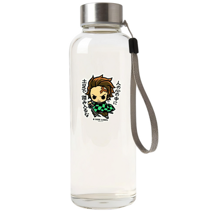 Demon Slayer - Kamado Tanjiro 1 ✦ B-Side Label Sticker — bottle scene using the Shopify PhotoRoom template and original photograph