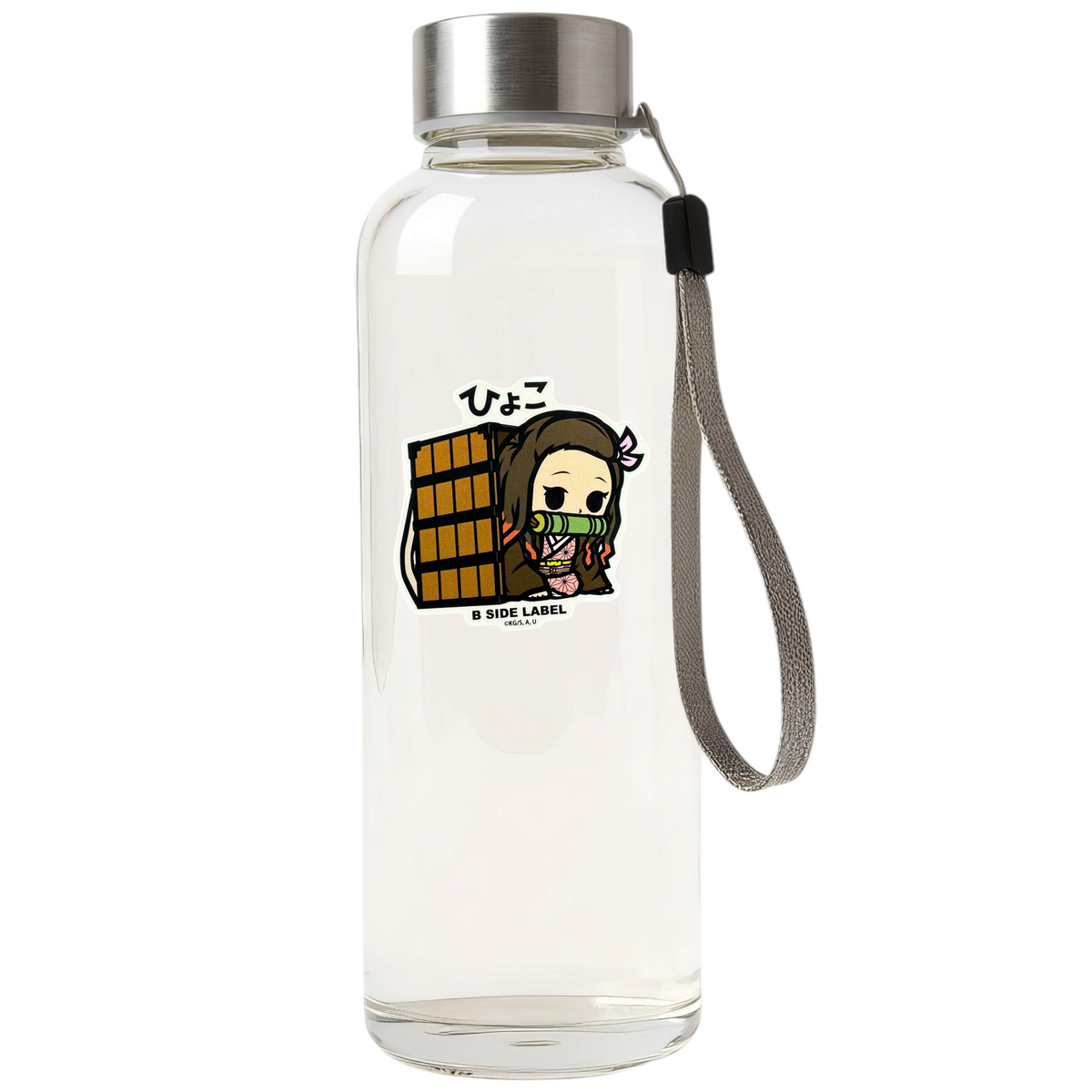 Demon Slayer - Kamado Nezuko 2 ✦ B-Side Label Sticker — bottle scene using the Shopify PhotoRoom template and original photograph