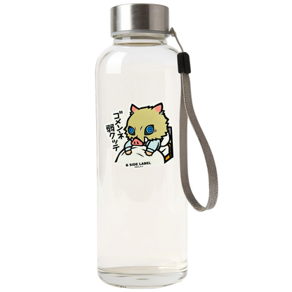 Demon Slayer - Inosuke ✦ B-Side Label Sticker — bottle scene using the Shopify PhotoRoom template and original photograph
