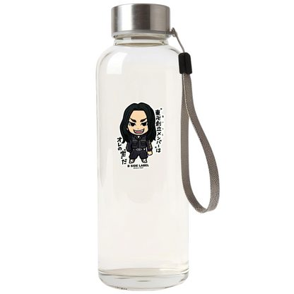 Tokyo Revengers  Keisuke Baji 1 ✦ B-Side Label Sticker — bottle scene using the Shopify PhotoRoom template and original photograph