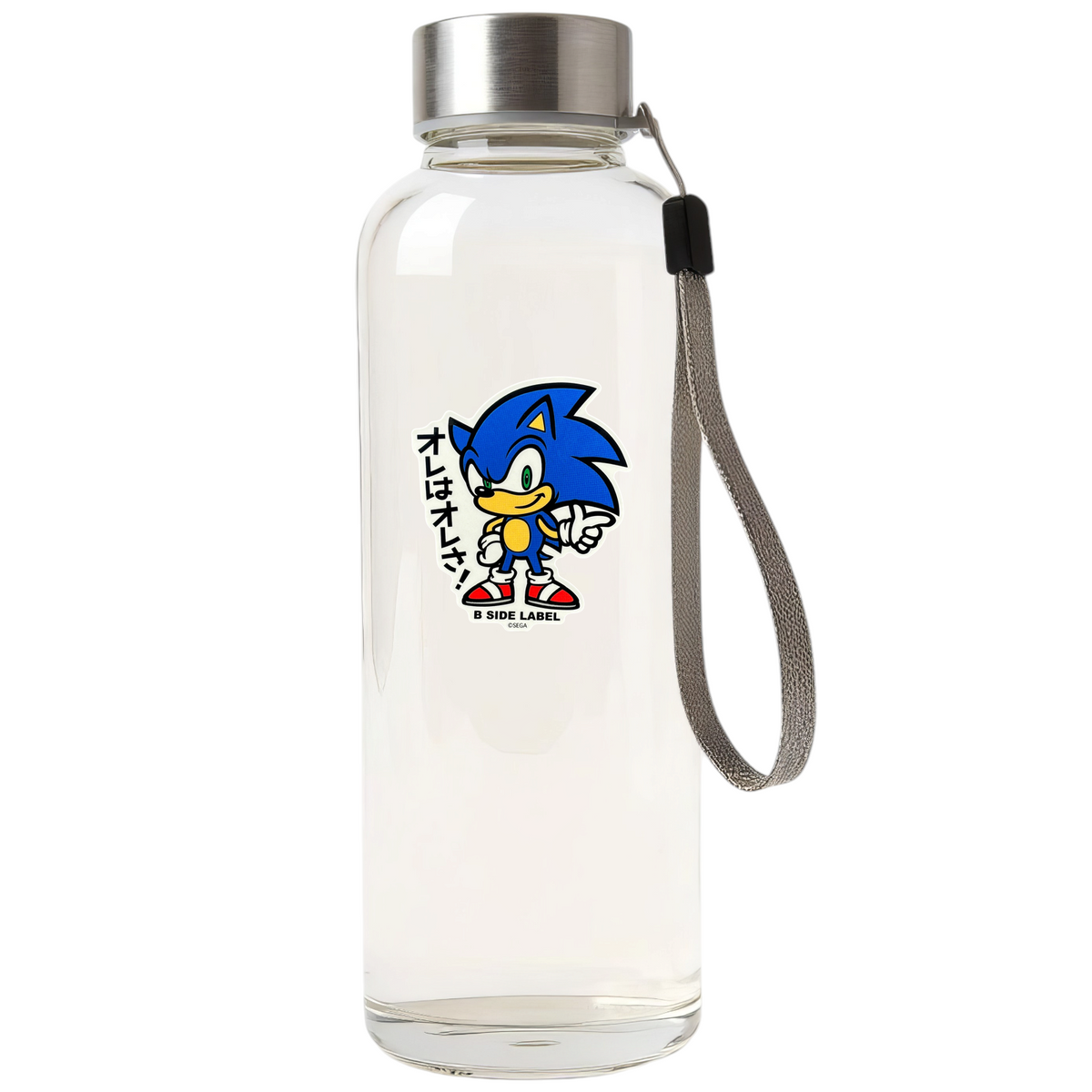 Sonic The Hedgehog - Sonic (Me) ✦ B-Side Label Sticker — bottle scene using the Shopify PhotoRoom template and original photograph