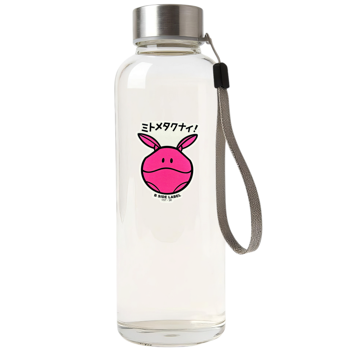 Gundam SEED Haro ✦ B-Side Label Sticker — bottle scene using the Shopify PhotoRoom template and original photograph