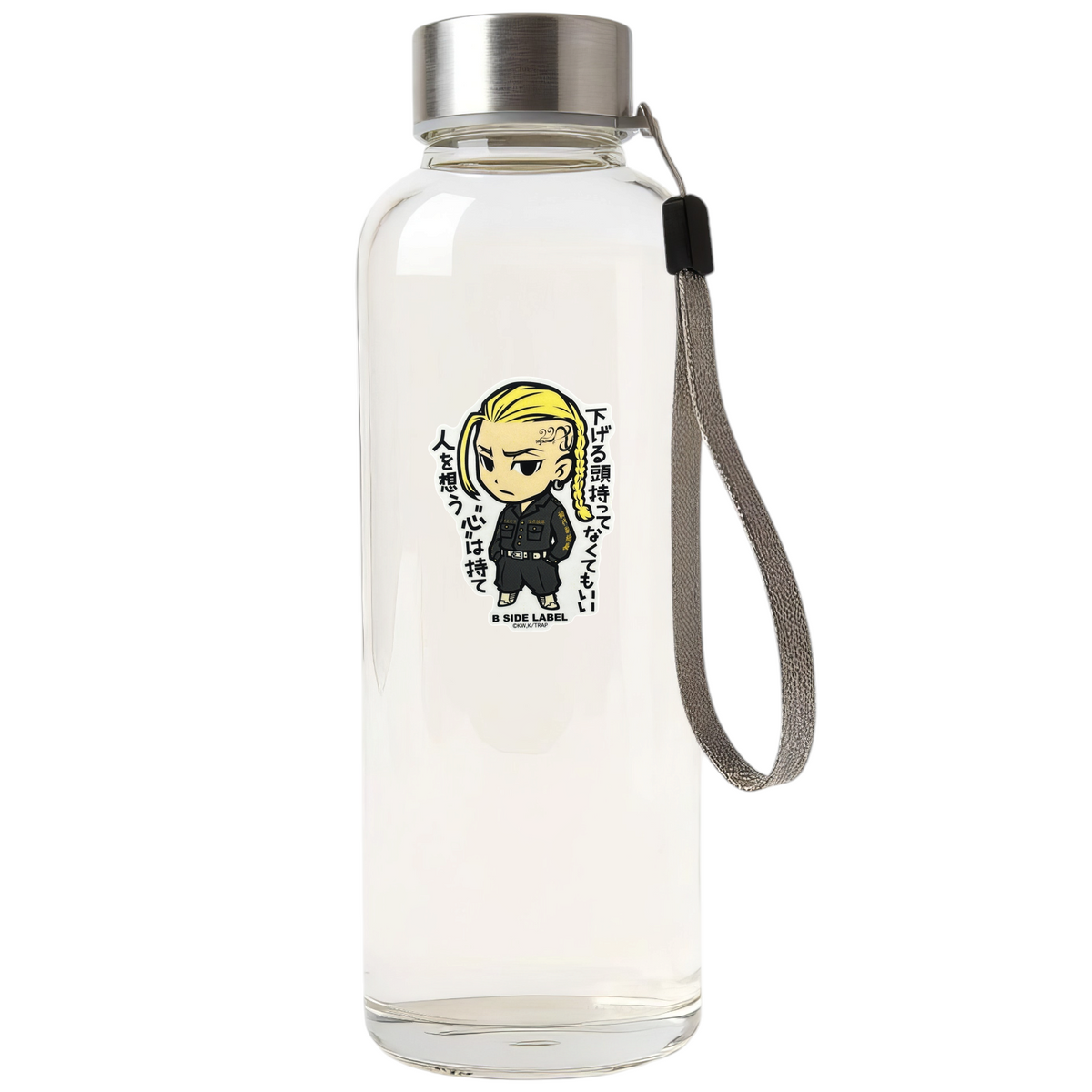 Tokyo Revengers Ryuguji Ken 1 ✦ B-Side Label Sticker — bottle scene using the Shopify PhotoRoom template and original photograph