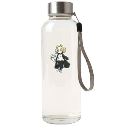 Tokyo Revengers Manjiro Sano ✦ B-Side Label Sticker — bottle scene using the Shopify PhotoRoom template and original photograph