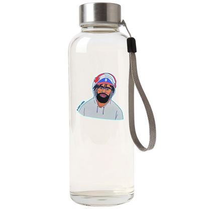 Hoodie, Beard, Ball Cap ✦ B-Side Label Sticker — bottle scene using the Shopify PhotoRoom template and original photograph