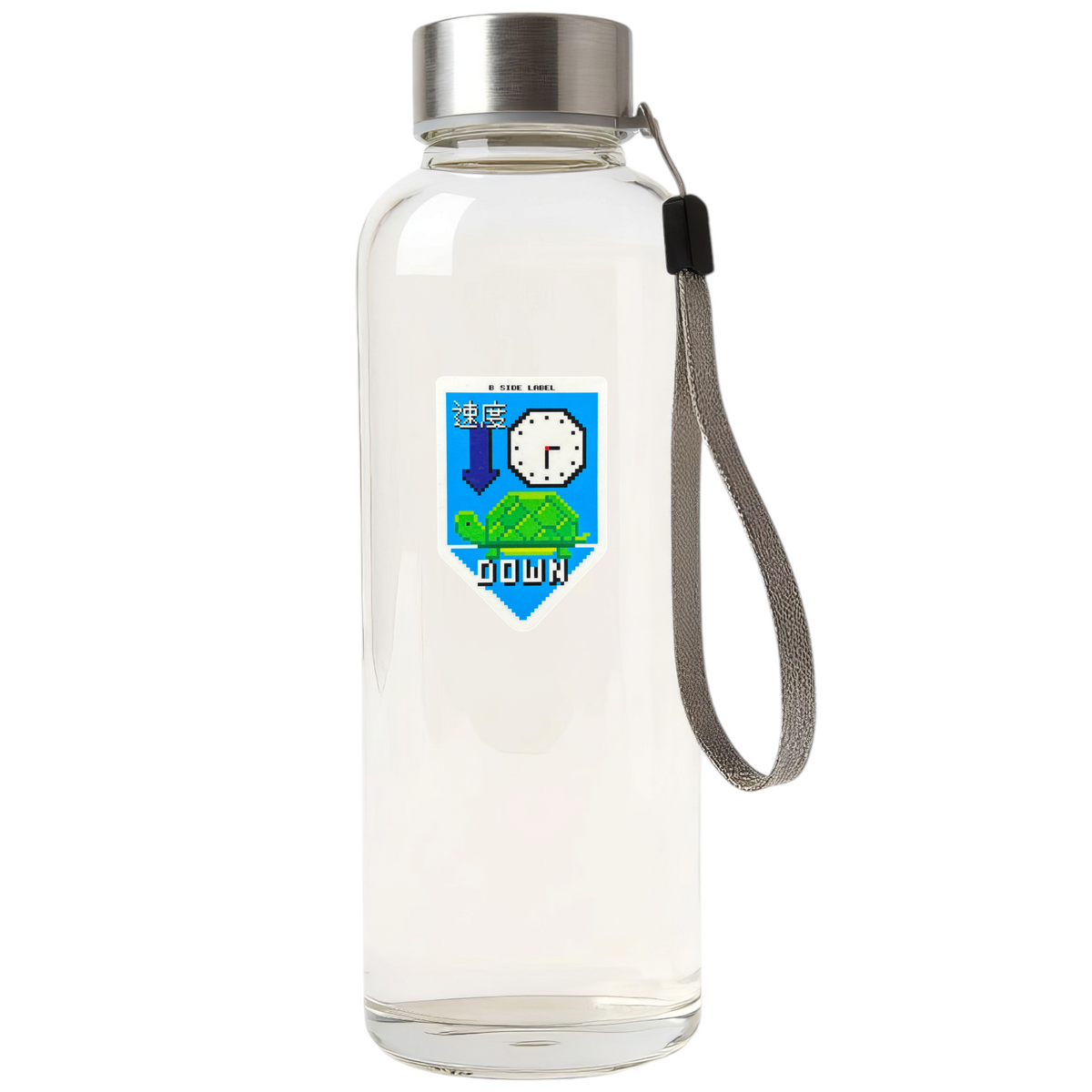 Relaxation Slow Down Ability ✦ B-Side Label Sticker — bottle scene using the Shopify PhotoRoom template and original photograph