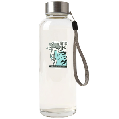 Kitten Sniffing Legal High ✦ B-Side Label Sticker — bottle scene using the Shopify PhotoRoom template and visually verified original photograph