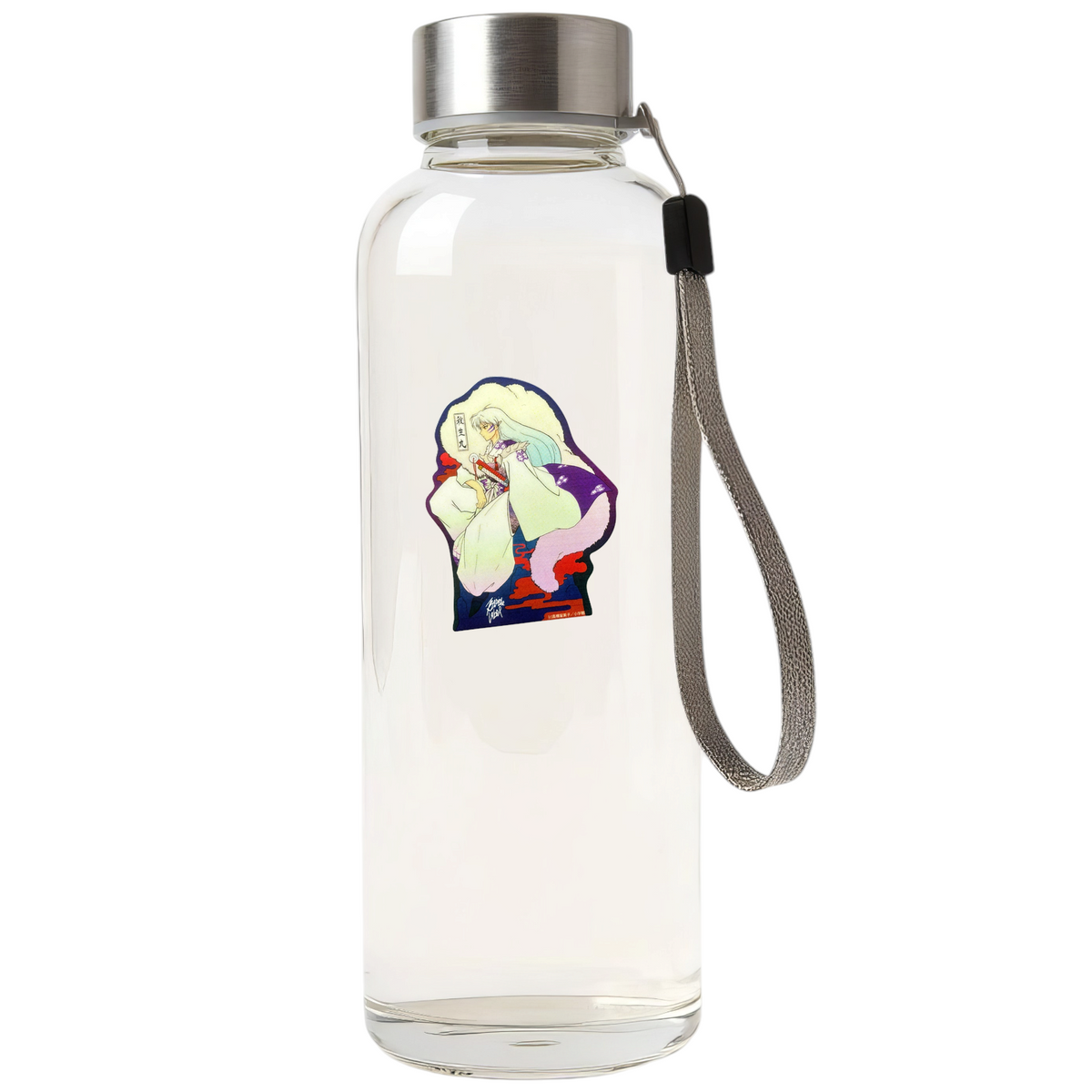 Inuyasha Ukiyoe Sesshomaru ✦ B-Side Label Sticker — bottle scene using the Shopify PhotoRoom template and original photograph